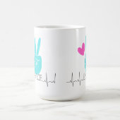 Vredesliefhebbers klassieke Mok (Center)