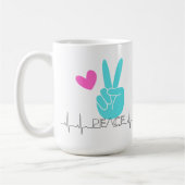 Vredesliefhebbers klassieke Mok (Links)