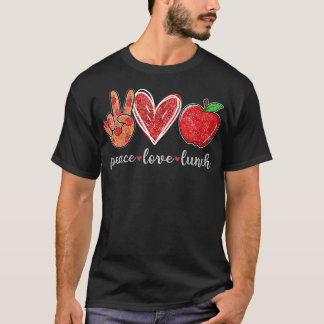 Vredesliefhebbers Lunch Funny Lunch Lady Gifts T-shirt