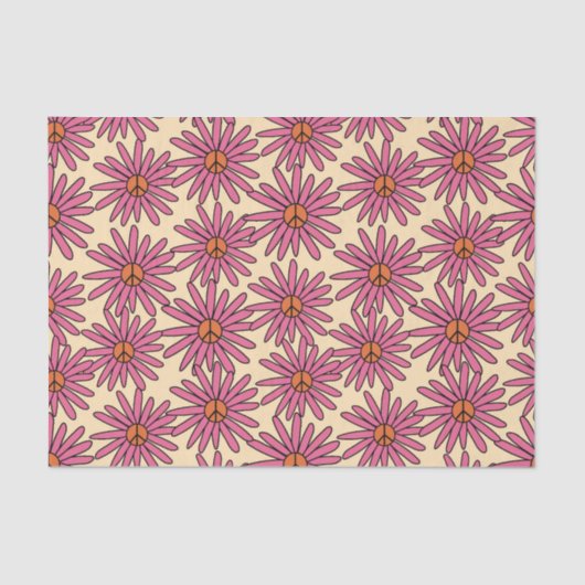 Vredeslog in ventilatorreproep tissuepapier (Voorkant)