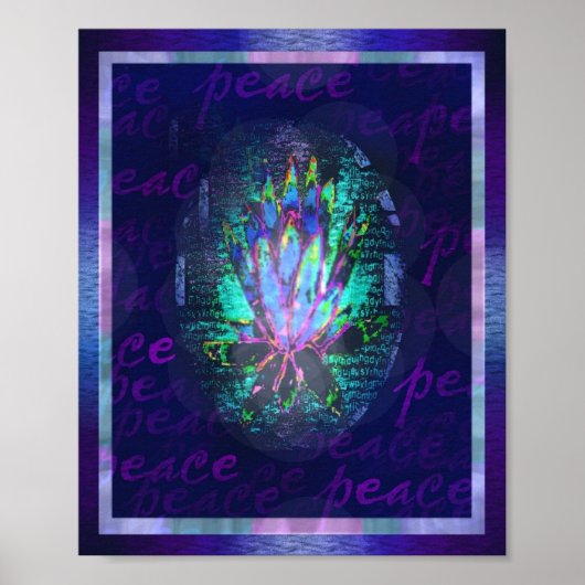 Vredeslotus Poster (Voorkant)