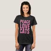 VREDESLOVE CATS CAT T-Shirts (Voorkant volledig)