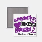 VREDESLOVE CURE CROHNS ZIEKTE MAGNEET (Voorkant / Achterkant)