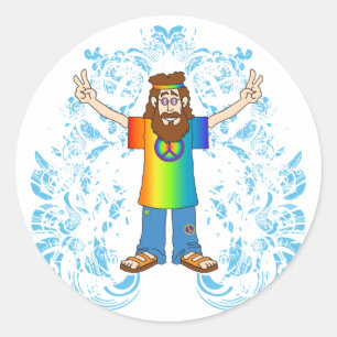 VredesMan Ronde Sticker