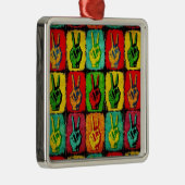 Vredesmetaalornament Metalen Ornament (Rechts)