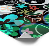 VREDESMODUS II + uw achtergrond Poster (Hoek)