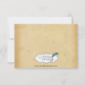  vredesmonogram huwelijk sparen de Datum Save The Date (Achterkant)