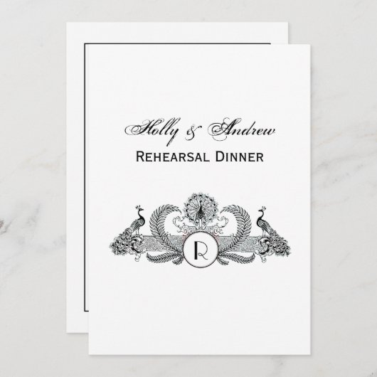 vredesmonogram kaart (Voorkant / Achterkant)