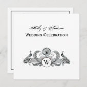  vredesmonogram kaart (Voorkant / Achterkant)