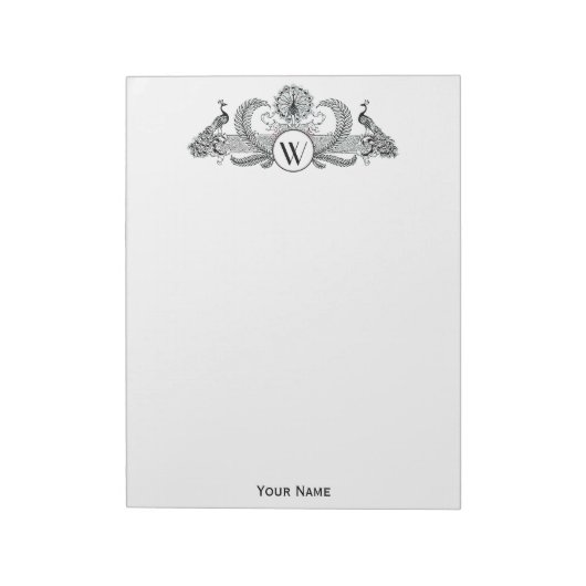  vredesmonogram notitieblok (Linkerzijde)