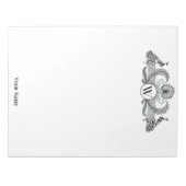  vredesmonogram notitieblok (Voorkant)