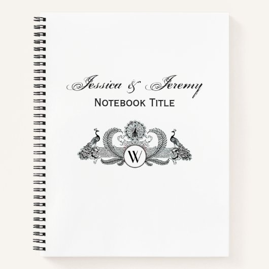  vredesmonogram notitieboek (Voorkant)