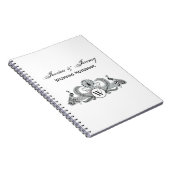  vredesmonogram notitieboek (Rechterzijde)