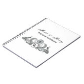  vredesmonogram notitieboek (Linkerzijde)