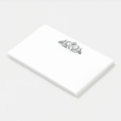  vredesmonogram post-it® notes (Schuin)