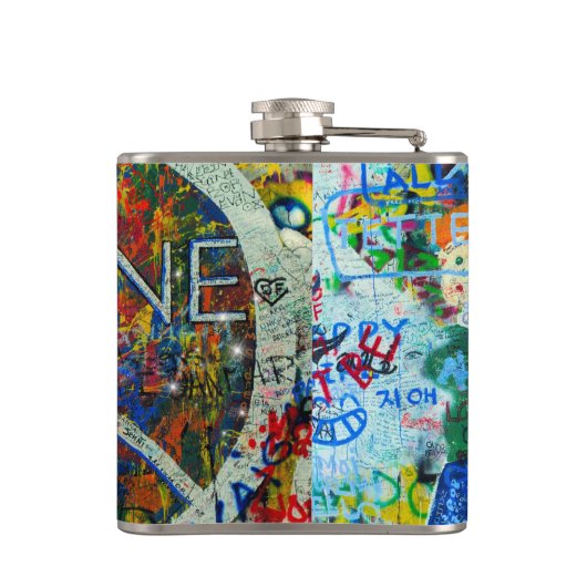 Vredesmuur Heupfles (Achterkant)