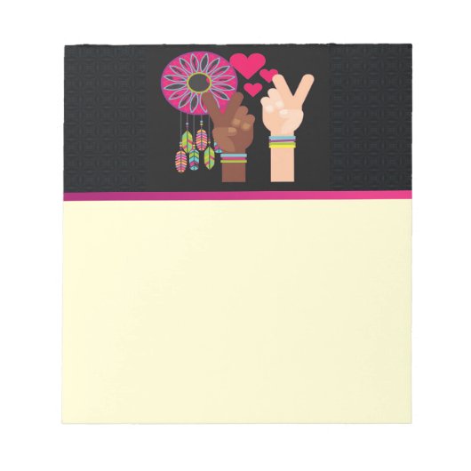 Vredesnotitieblok Notitieblok (Voorkant)