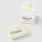 VredesOnderzetter Stenen Onderzetter (Zijkant)