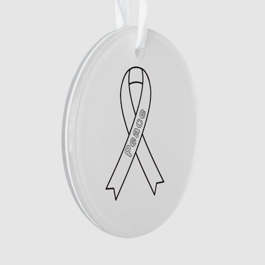 Vredesornament voor lint ornament (voorkant)