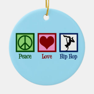 vredesovehiphop keramisch ornament