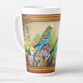 Vredesparkieten Latte Mok (Linkerhoek)