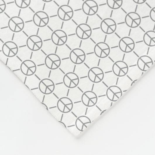 Vredespatroonbundel Fleece Deken (Hoek)