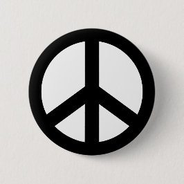 Vredespictogram Ronde Button 5,7 Cm