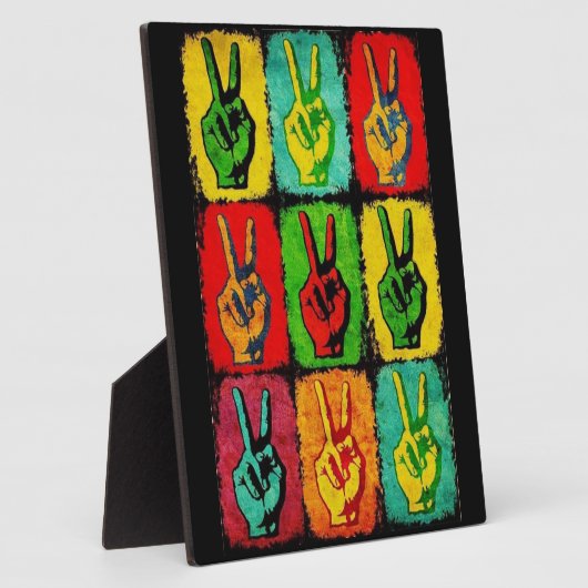 Vredesplaque Fotoplaat (Zijkant)