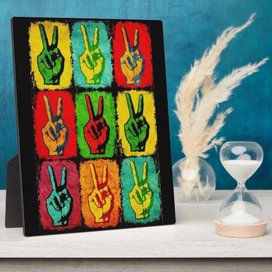 Vredesplaque Fotoplaat (Zijkant)