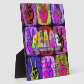 Vredesplaquette Fotoplaat (Zijkant)