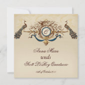  vredesplein voor huwelijksuitnodiging Linen #5 Kaart (Voorkant)