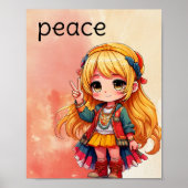 Vredesposter Poster (Voorkant)