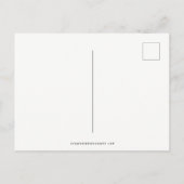 VREDESPRAYER VAN ST. FRANCIS BLACK EN WHITE BRIEFKAART (Achterkant)