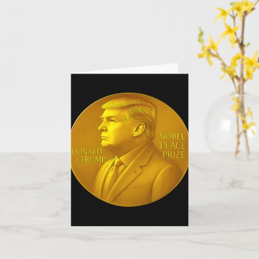 Vredesprijs Trump Kaart (Gele Bloem)