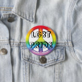 vredesregenboog, LGBT PRIDE Ronde Button 7,6 Cm (In situ)