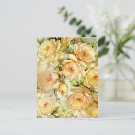 VredesRozen Briefkaart (Staand voorkant)