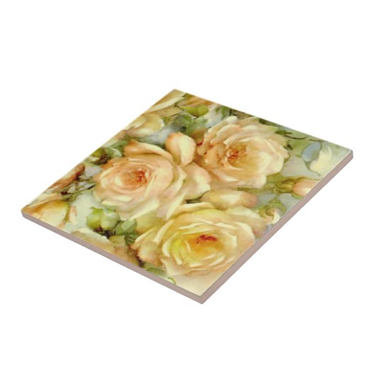 VredesRozen Tegeltje (Zijkant)