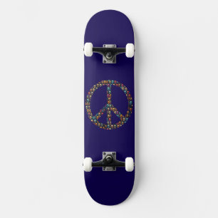 Vredesschedels Skateboardontwerp Persoonlijk Skateboard
