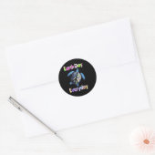 Vredesschildpad Dag van de Aarde Elke dag schilder Ronde Sticker (Envelop)