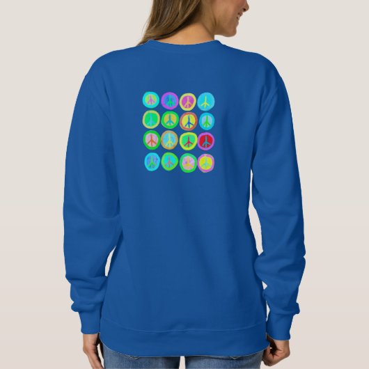 Vredessignalen Abstracte kunst om te Draag Trui (Achterkant)