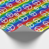 Vredessignalen bellen cadeaupapier (Hoek)