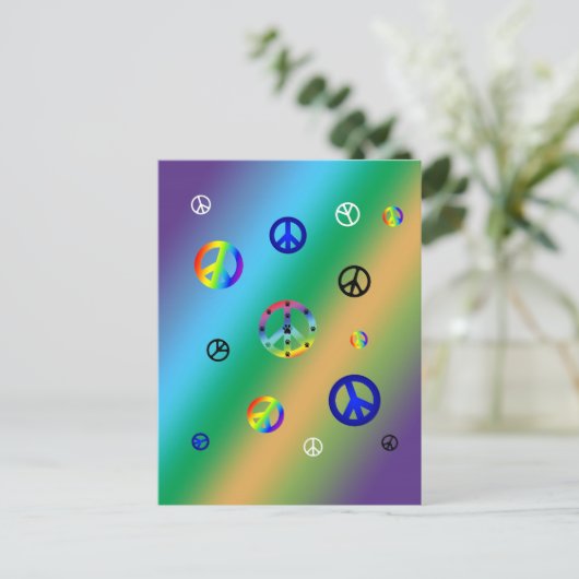 Vredessignalen Briefkaart (Staand voorkant)