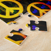 Vredessignalen en harten legpuzzel (Zijkant)