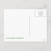 Vredessignalen en Snowflakes Holiday-kaarten Feestdagenkaart (Achterkant)