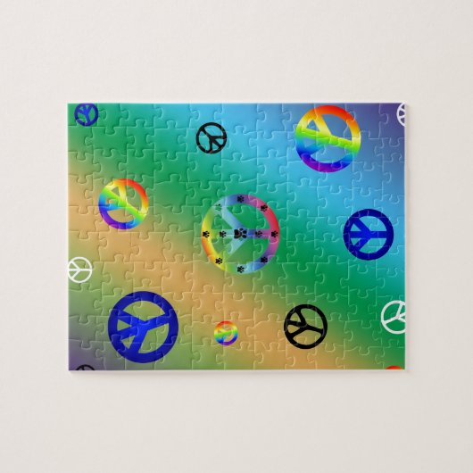 Vredessignalen Legpuzzel (Horizontaal)