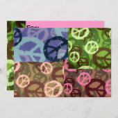 Vredessignalen Mix Uitnodiging (Voorkant / Achterkant)