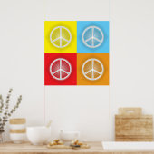 VREDESSIGNALEN POSTER (Keuken)