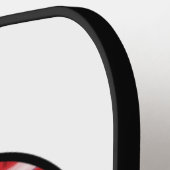 Vredessignalen Vlag kleuren Pickleball Paddle (Links Detail)