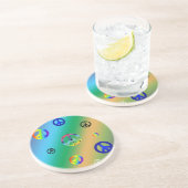 Vredessignalen Zandsteen Onderzetter (Zijkant)