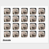 Vredessticker met stijlvol design vierkante sticker (Vel)
